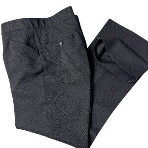 70’s Jaymar Sansabelt Leisure Disco Blk Flare Pants Retro  Vtg  36" x 30"